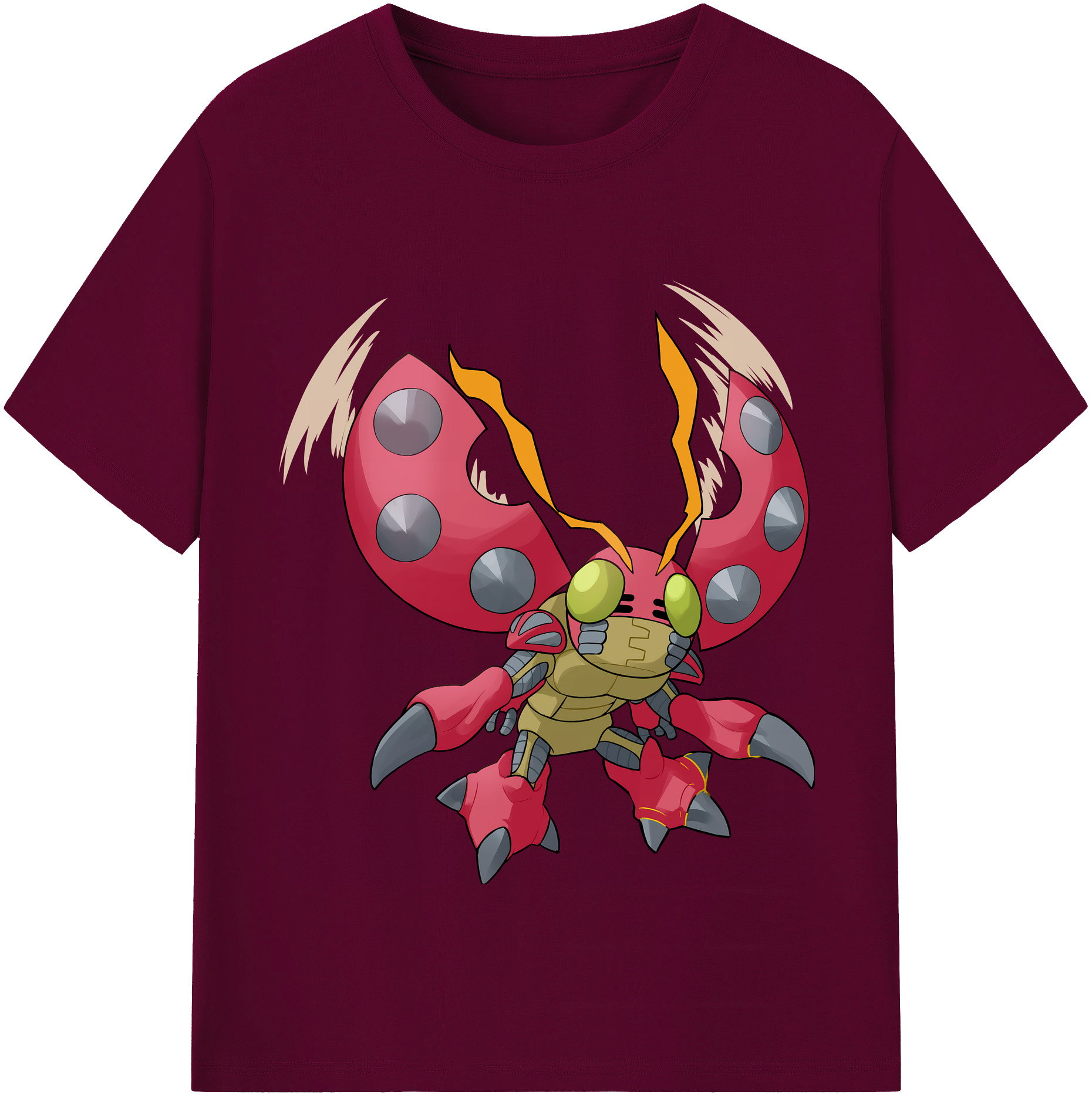 （画像用） Digimon デジタルモンスター/デジモン レディースカジュアルプリントTシャツ（綿100％）